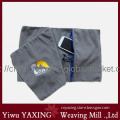 Microfiber sports towels with logo embroidered